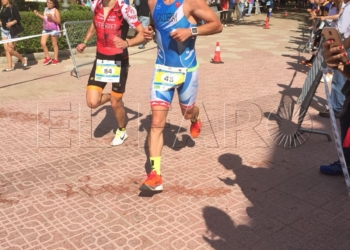 Calderay durante la competición en Guadalajara