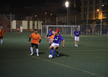 Imagen de una de las jugadas de los partidos disputados