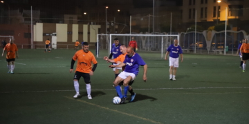 Imagen de una de las jugadas de los partidos disputados