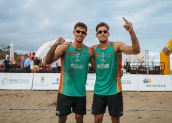 Los hermanos Huertas, en la última de sus competiciones.