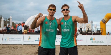 Los hermanos Huertas, en la última de sus competiciones.