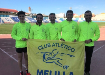 Componentes de la escuadra del Club Atlético Melilla