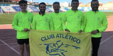 Componentes de la escuadra del Club Atlético Melilla