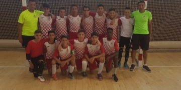 El conjunto rojiblanco melillense sumó su primera victoria en la Previa del Nacional Infantil.