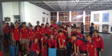 Los jugadores del conjunto melillense han podido convivir con otros jugadores distintos a los que se han enfrentado durante la temporada liguera