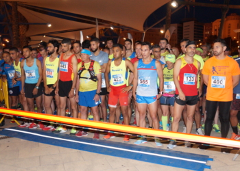 Momento de la salida en la modalidad de atletismo de la edición de 2013.