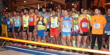 Momento de la salida en la modalidad de atletismo de la edición de 2013.
