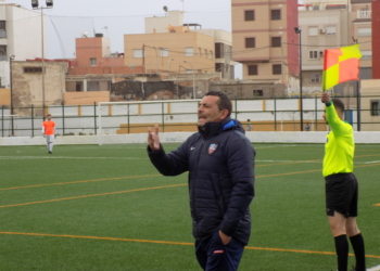 El técnico melillense, en La Espiguera.