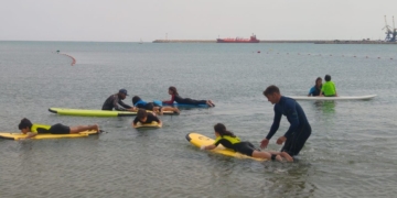 Los jóvenes amantes de este deporte ya comenzaron con su aprendizaje.