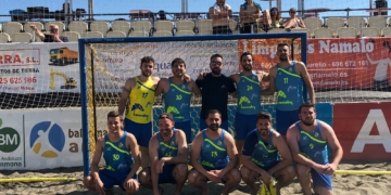Jugadores melillenses que intervinieron en la Copa de España, en tierras malagueñas
