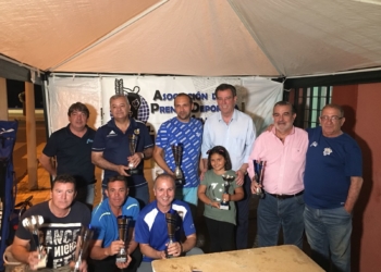 Foto de familia de todos los premiados durante este fin de semana.