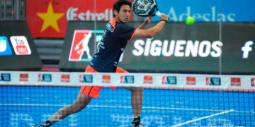 El deportista de nuestra ciudad, en uno de los partidos de esta temporada.