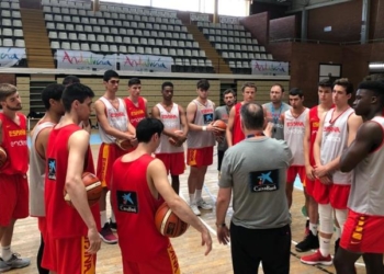 España, en sus entrenamientos en tierras malagueñas.