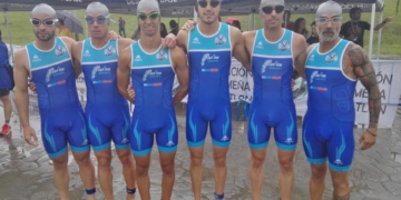 Componentes de la escuadra masculina.
