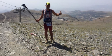 Fali Alcaida, en la competición en tierras granadinas