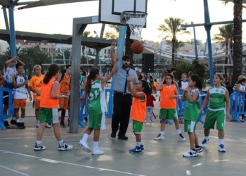 Imagen de un partido de este tipo de competiciones en nuestra ciudad.