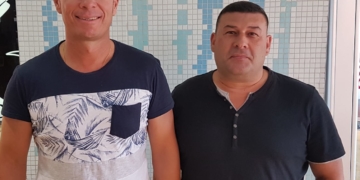 Juanjo Garcés (i) y Miguel Ángel Robles (d)