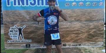 El melillense, Fali Alcaide, tras finalizar una de las grandes competiciones nacionales.