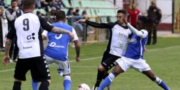 Aguza, fue pieza clave en las dos victorias del año pasado del Mérida frente a la UD Melilla.