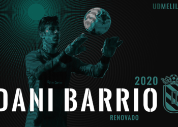 Infografía de la renovación del portero azulino, Dani Barrio.