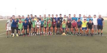 El conjunto juvenil albinegro debuta en categoría nacional de fútbol y ya calienta motores para su primer encuentro liguero que se disputará el 2 de septiembre en la localidad jienense de Quesada.