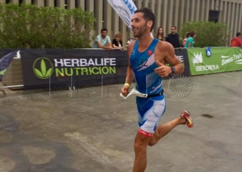 Luismi Ruiz, en una de sus pruebas nacionales