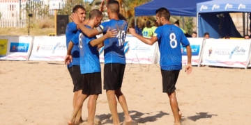Ayer se disputó la segunda jornada de las competeciones de fútbol playa