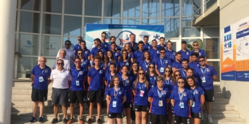 Imagen de grupo de los voluntarios que participarán en la XXII edición de la Semana Náutica de Melilla