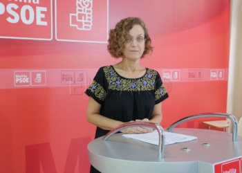 La secretaria general del PSOE de Melilla, Gloria Roja