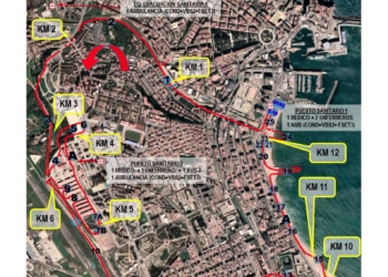 Infografía del recorrido que tendrán que realizar todos los participantes.