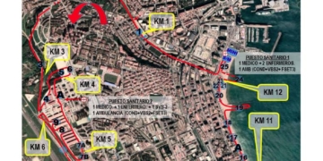 Infografía del recorrido que tendrán que realizar todos los participantes.
