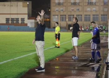 Luis Carrión está centrado en la competición liguera y de la Copa tan solo dijo que se congratula de que se vaya a jugar en casa frente al Ontinyent.