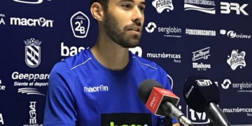 Jordi Ortega, durante su comparecencia ante los medios de comunicación en la matinal de ayer jueves.