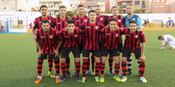 Once inicial que dispuso el técnico del River Melilla C.F., Fernando Aznar, en el encuentro disputado en la tarde de ayer en el Campo Federativo de La Espiguera y que finalizó con victoria del Real Jaén C.F. por 0-2.