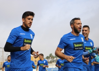 Dani Barrio comenzaba en el día de ayer, junto a sus compañeros, a preparar el encuentro del próximo domingo frente al Talavera.