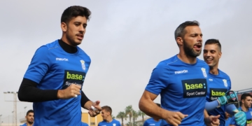 Dani Barrio comenzaba en el día de ayer, junto a sus compañeros, a preparar el encuentro del próximo domingo frente al Talavera.