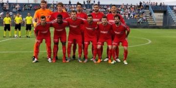Once titular que presentó el conjunto talaverano en Málaga y que le sirvió para imponerse por un ajustado 0-1 al Atlético Malagueño.