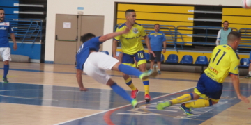 El Melistar FS en uno de sus partidos