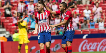 El delantero melillense le pegó con el alma al esférico y lo alojó en el fondo de las mallas, haciendo inútil la estirada del cancerbero del Eibar.