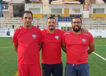 Tanto el técnico del conjunto rojinegro, Ahmed Dris, como sus compañeros de viaje en el cuadro técnico de la escuadra colegial, están contentos con el trabajo de sus jugadores.