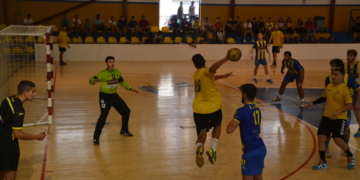 Los melillenses, en uno de los partidos de la temporada pasada.