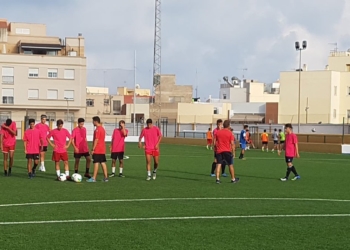 Sesión de entrenamiento del cuadro del Torreblanca.