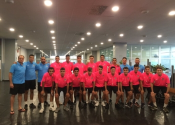 Componentes de la expedición del Torreblanca CF que se desplazaron a tierras jienenses.