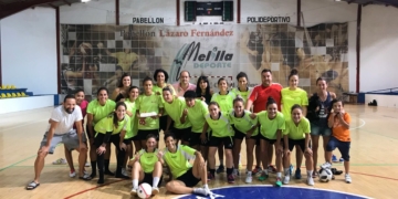Componentes de la plantilla de jugadoras del Torreblanca CF para la temporada 2018-2019.