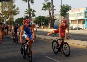 Intenso fin de semana nacional del triatlón local