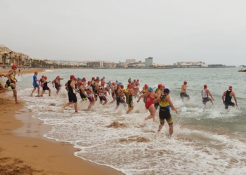 Salida de la última competición que se disputó en tierras melillenses.