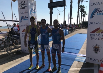 Tres primeros clasificados en la competición disputada este sábado