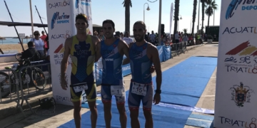 Tres primeros clasificados en la competición disputada este sábado
