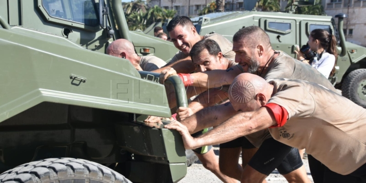 Momentos de la Carrera Cívico-Militar II Desafío Melilla 2018