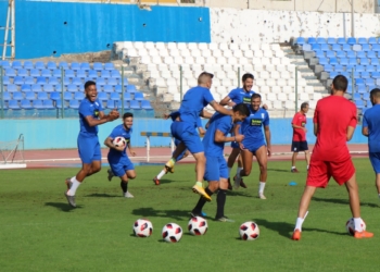 Magnífico es el ambiente que se vive en cada una de las sesiones de entrenamientos de la UD Melilla.